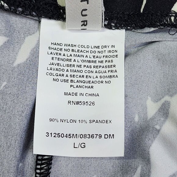 Trina Turk Women's Lennox Swim Spa Side slit Pants Large Black White NEW $162 - Picture 6 of 9